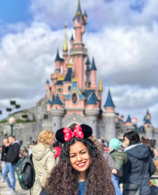 Ninoshka Serrao at Paris Disneyland